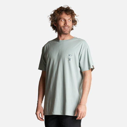 Polera Hombre Atardecer Gris Haka Honu