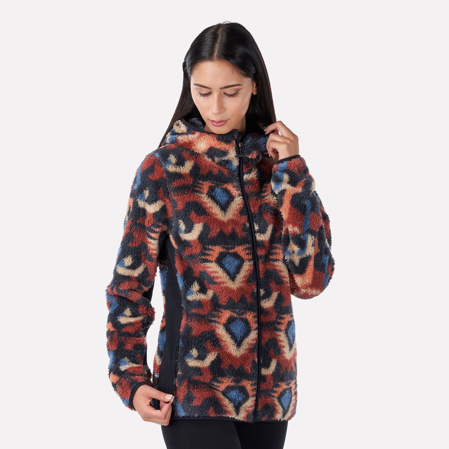 Chaqueta Mujer Calur-oso Print Terracota Haka Honu