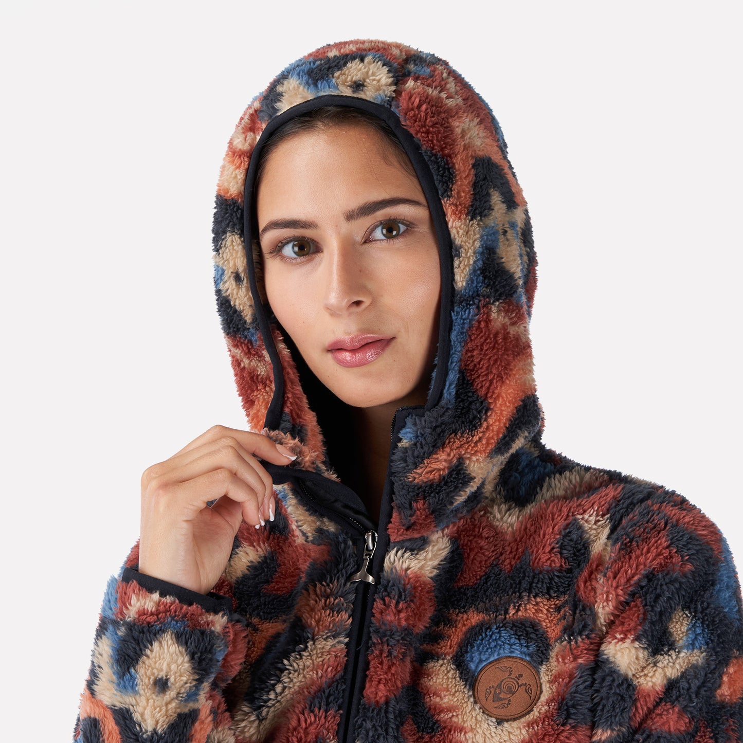 Chaqueta Mujer Calur-oso Print Terracota Haka Honu