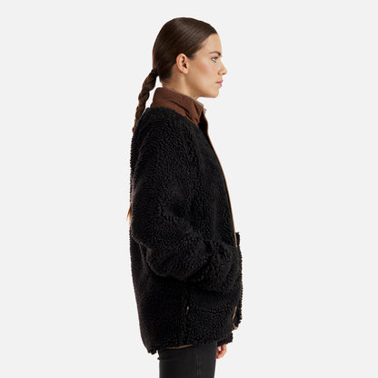 Chaqueta Mujer Zip-porrito Negro Haka Honu