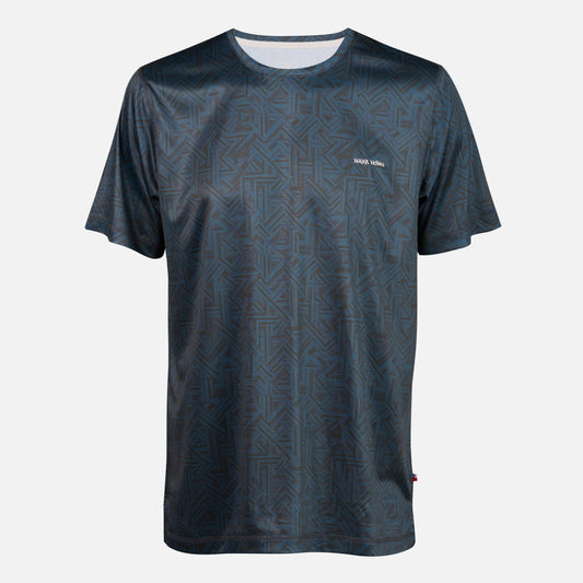 Polera Hombre Sudala Print Azul Haka Honu