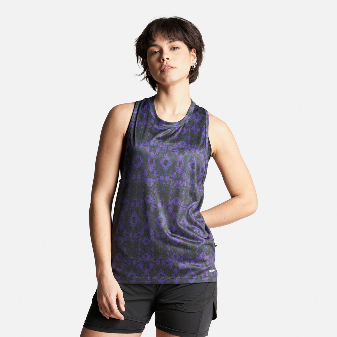 Polera Mujer Sudala Print Morado Haka Honu