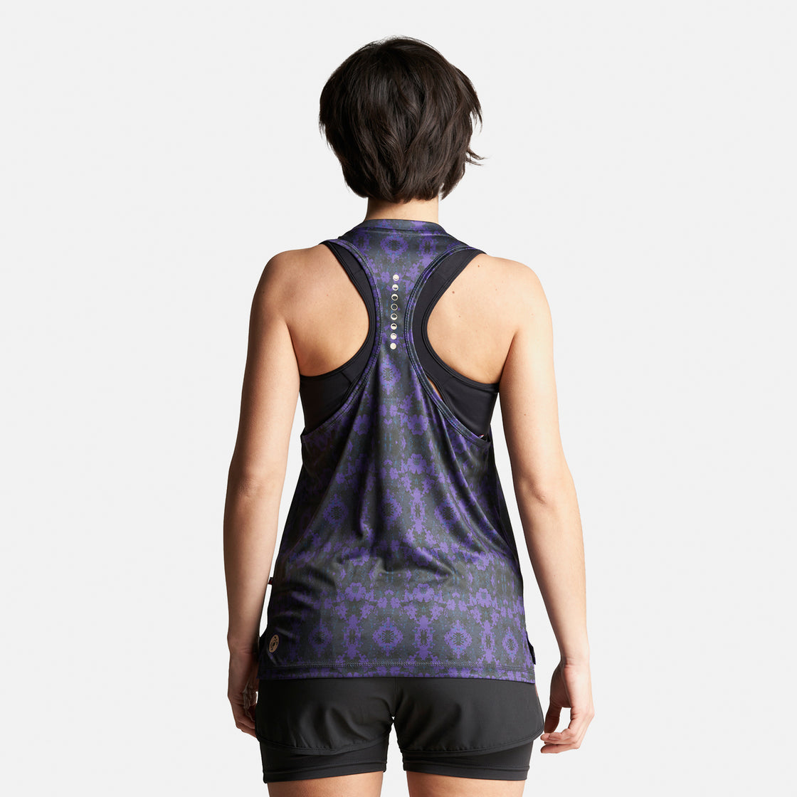 Polera Mujer Sudala Print Morado Haka Honu