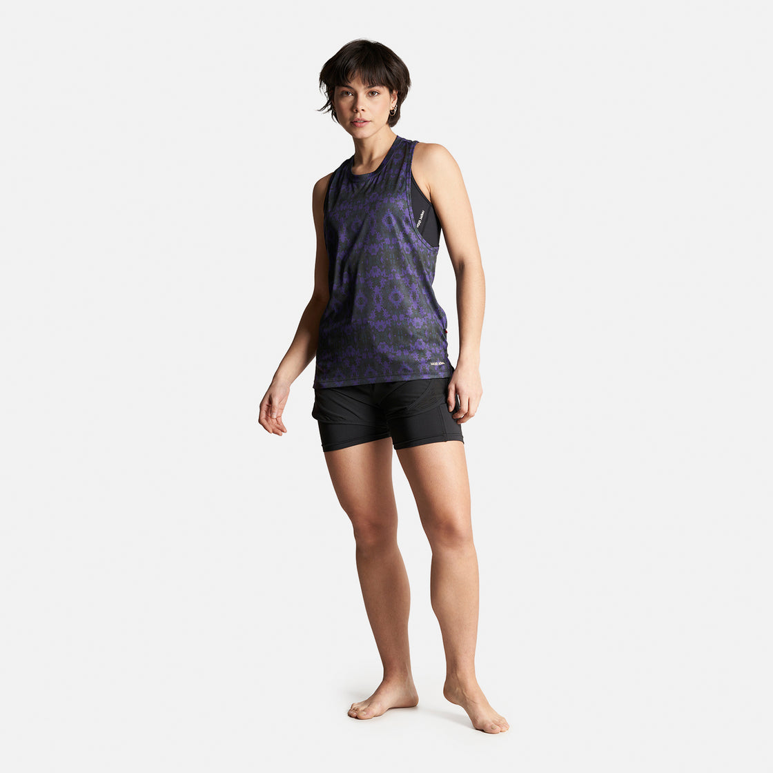 Polera Mujer Sudala Print Morado Haka Honu