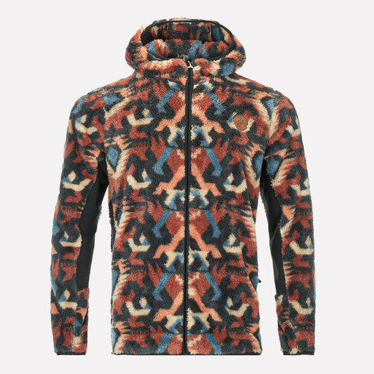 Chaqueta Hombre Calur-oso Print Terracota Haka Honu