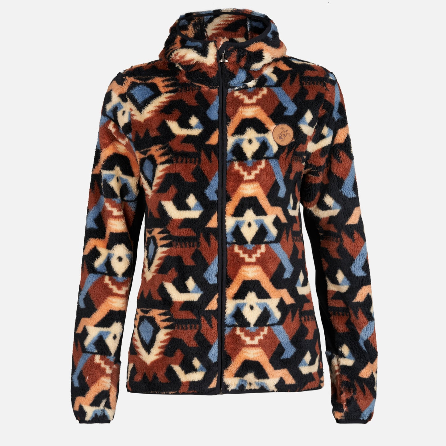 Chaqueta Mujer Calur-Oso Print Terracota Haka Honu