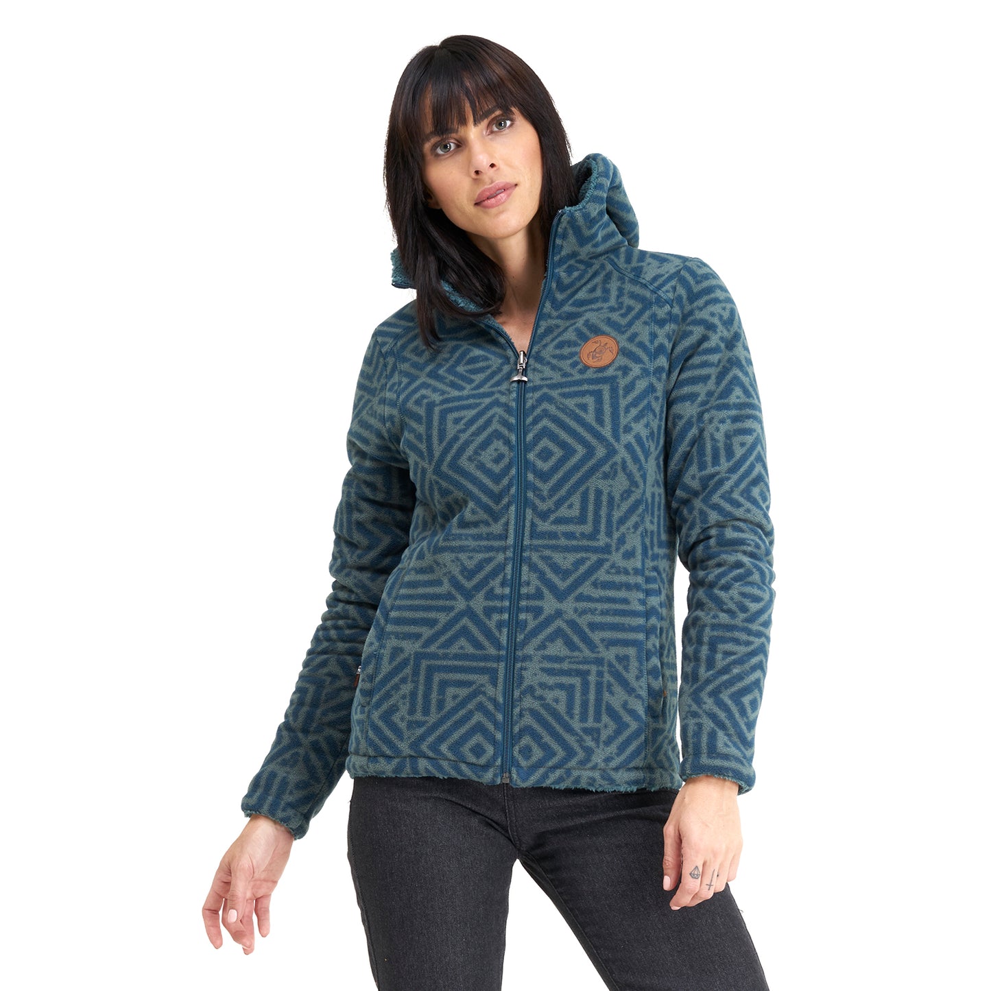 Chaqueta Mujer Bi-polar Verde Haka Honu