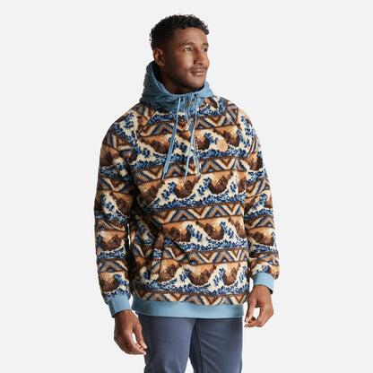 Poleron Hombre Cangur-oso Print Azul Haka Honu