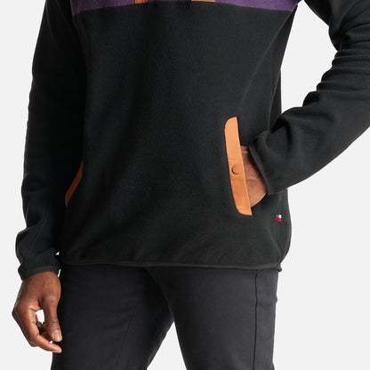 Poleron Hombre Tokerau Hoodie Morado/Negro Haka Honu