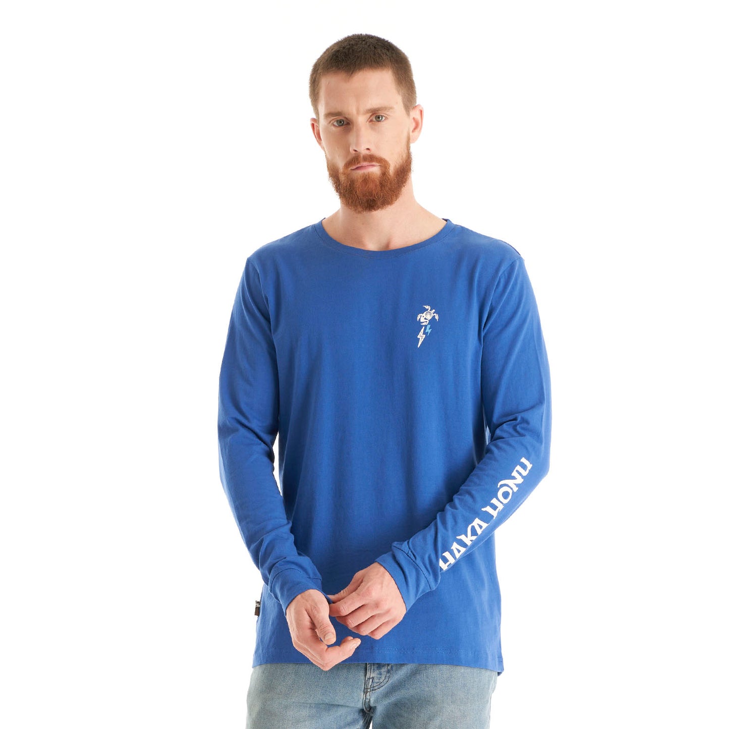 Polera Hombre Norte Sur Azul Haka Honu