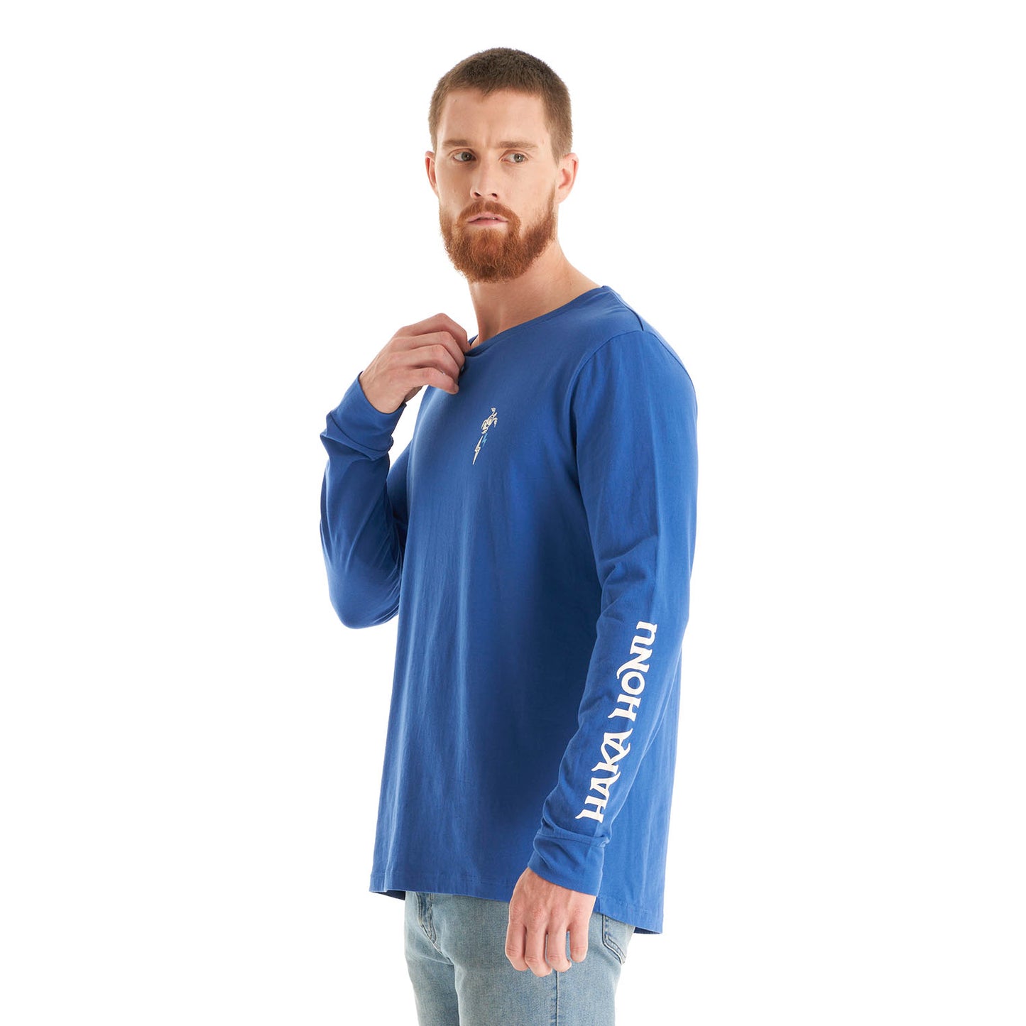 Polera Hombre Norte Sur Azul Haka Honu