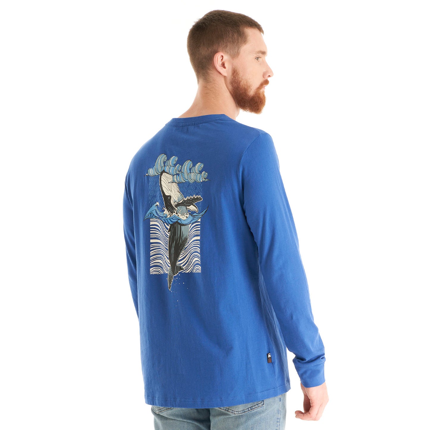 Polera Hombre Norte Sur Azul Haka Honu