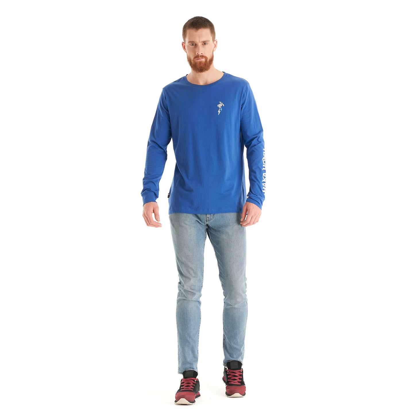 Polera Hombre Norte Sur Azul Haka Honu