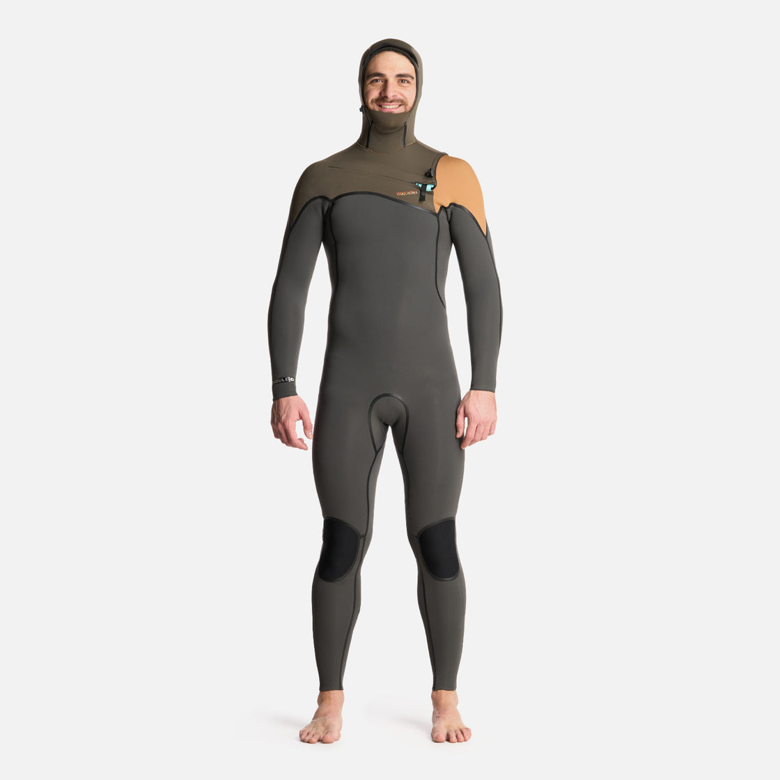 Traje de Surf Hombre Queule 4:3 Gris Grafito Haka Honu